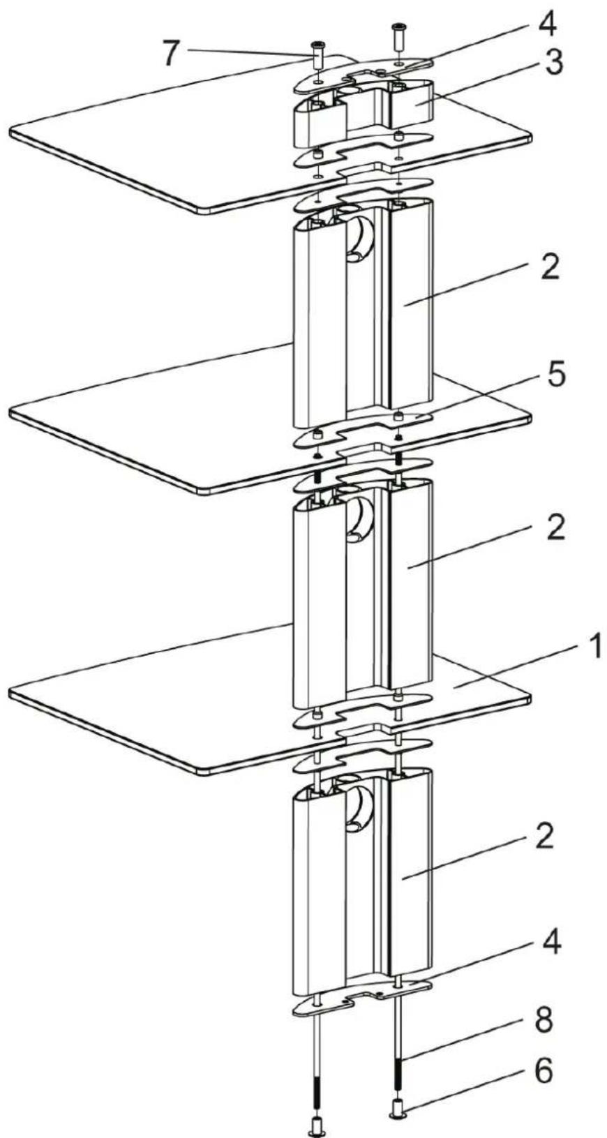 NEG Suspender 3 - NEG Multimedia Regal-System Suspender-3 - 12