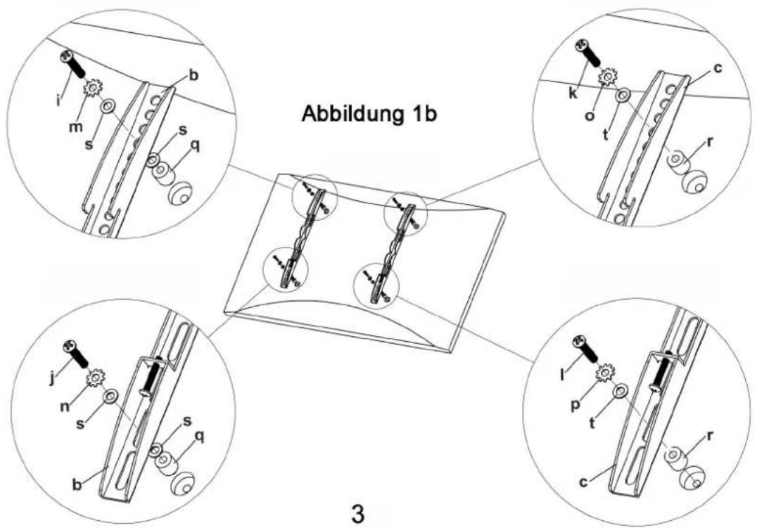 NEG ExTender 5015 - Montieren der Monitorhalter - Bildschirm mit gebogener Rückwand - 1