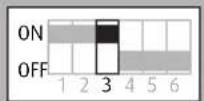 WimTec Ocean W6 - DIP Schalter 3 - 1