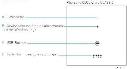 Biegert & Funk QlockTwo Classic - Die Verpackung beinhaltet - 1