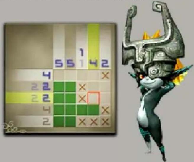 Game board with numbered grid and a muscular character in the corner