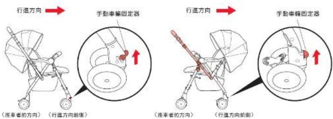 Aprica Soraria Auto - 〈四輪自動定位導向系統(Auto 四輪)切換鎖定功能〉 - 3