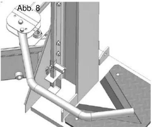 WIDL XL-14 E - Begrenzung bei Verwendung eines Kurzholztisches (Zubehör): - 2