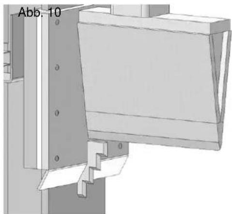 WIDL XL-14 E - Begrenzung bei Verwendung eines Kurzholztisches (Zubehör): - 3