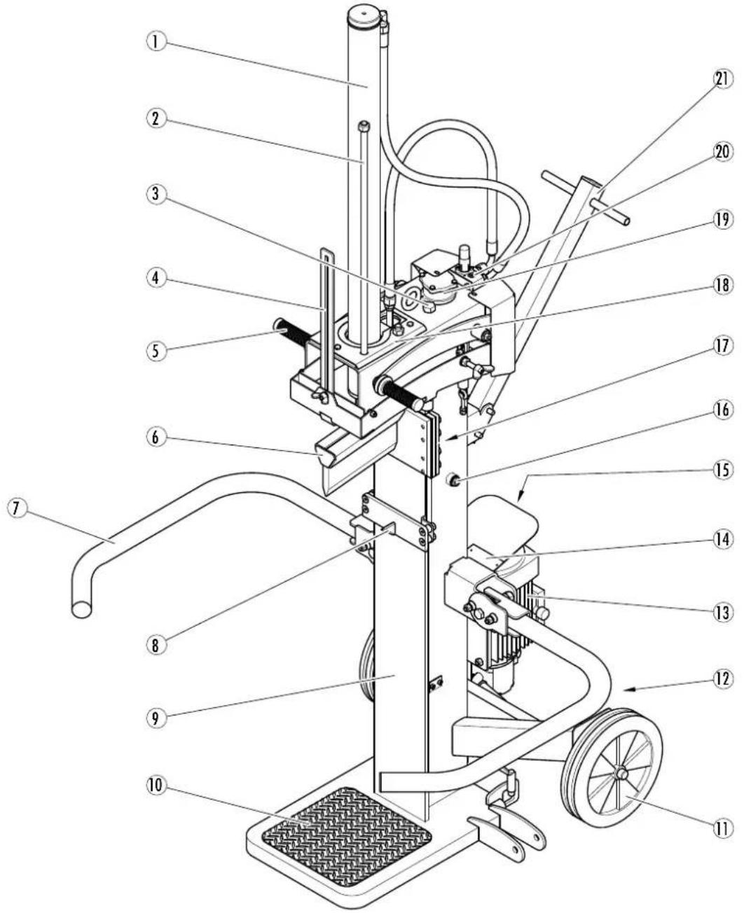 Posch HydroCombi 13 - Die wichtigsten Bauteile der Maschine - 1