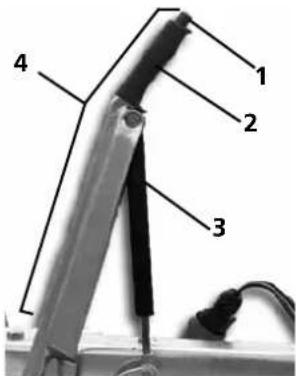 Humbaur Xanthos Kutsche - Handbremse (Feststellbremse) mit Gasfeder - 1
