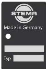Stema ALU STL 2000 O2 20-30-15.2 - Typenschild - 1
