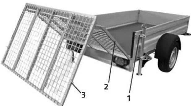 Humbaur HA 752113 - HA 132513 mit Überfahrwand (klappbar) - 1