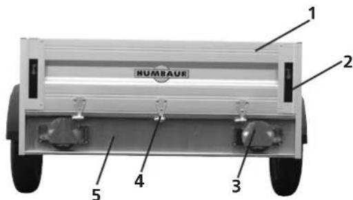 Humbaur HA 752113 - Tieflader Aluminium HA kippbar (ungebremst) - 2
