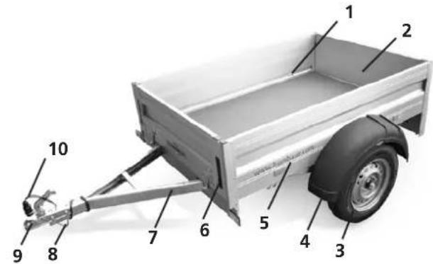 Humbaur Steely - Tieflader Aluminium HA (ungebremst) - 1