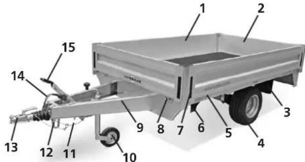 Humbaur HA 751611 - Hochlader HU - 1