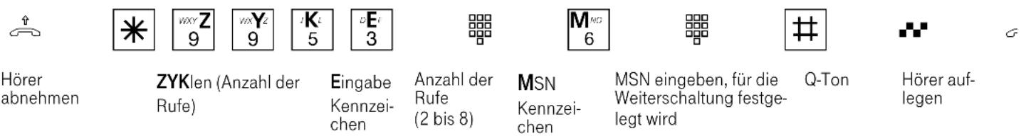 Eumex 5000PC - Zyklen bis zur Weiterschaltung - 1