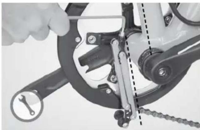Riese & Müller Birdy (2015) - Kettenspanner einstellen - 1