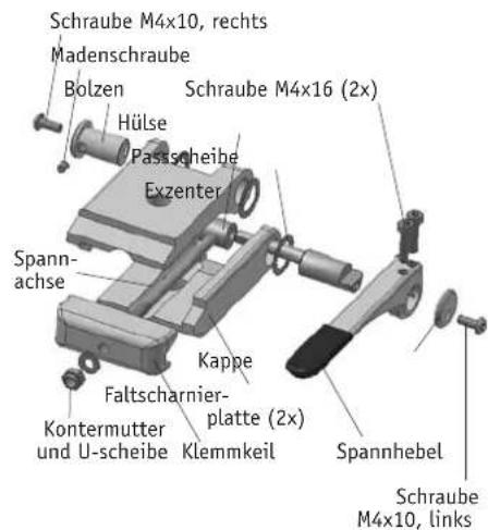 Riese & Müller Birdy (2008) - Aufbau des Faltscharniers - 1