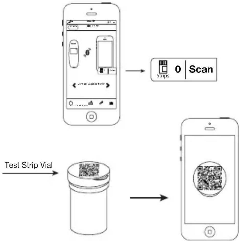 IHEALTH BG5 - - Scan the test strip vial - 1