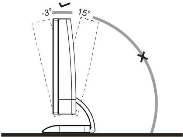 AOC C3583FQ/BS - Adjusting Viewing Angle - 1