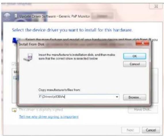 AOC C3583FQ/BS - Click on the "Display" icon. - 8