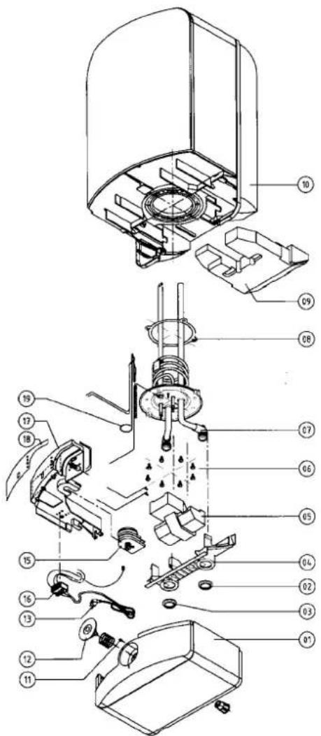 Clage S 10 - Ersatzteile Spare parts - 1