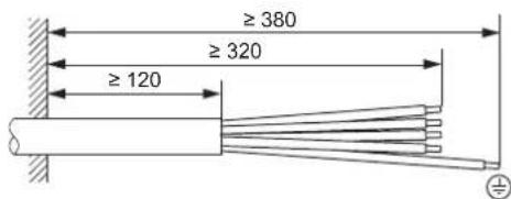 ≥ 380 ≥ 320 ≥ 120