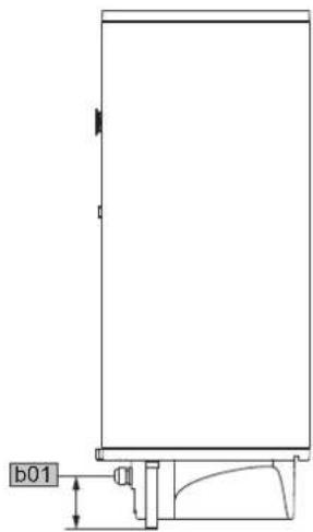 AEG DEM 150 Comfort EL variowall - Afmetingen en aansluitingen - 3