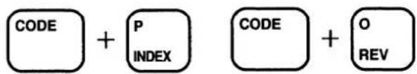 CODE + P INDEX CODE + O REV