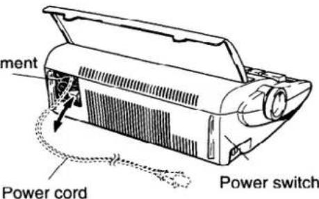 ment Power cord Power switch