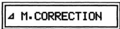 △ M·CORRECTION