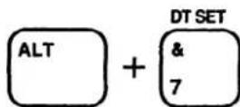 BROTHER ML-300 - Setting decimal tabs - 1
