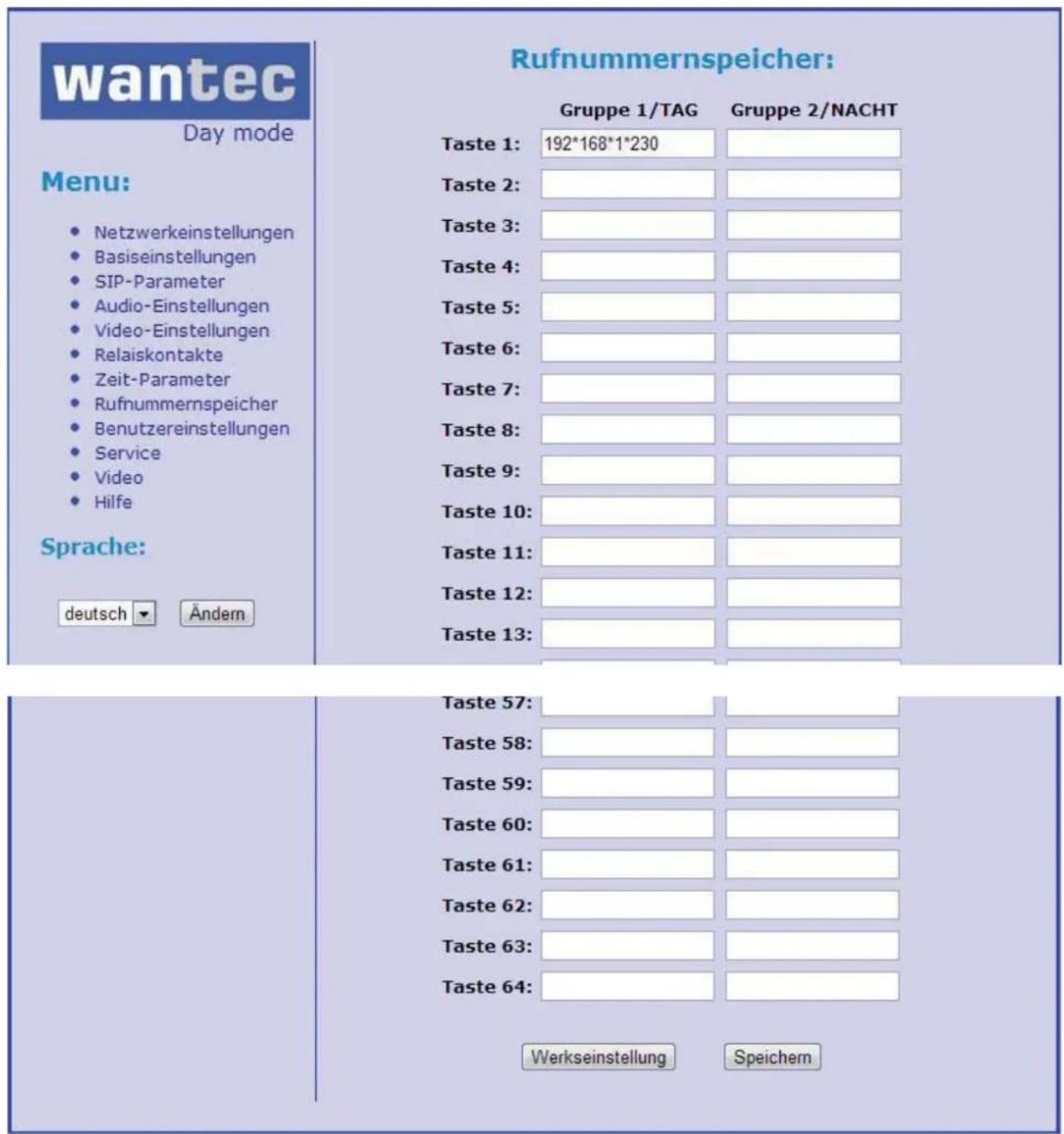 Wantec Monolith IP Vision - Relais-Modi: - 3