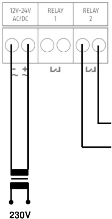 ABUS Eycasa CASA31000 - Anschluss eines elektronischen Türgongs: - 4