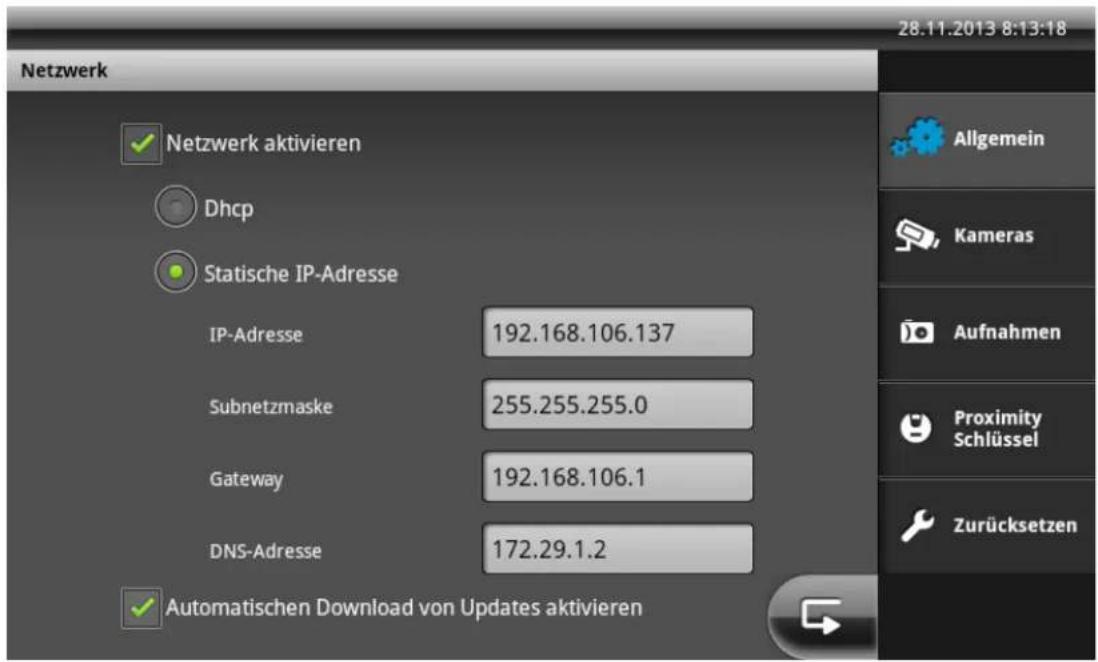 ABUS Eycasa CASA31000 - Einstellungen Netzwerk - 1