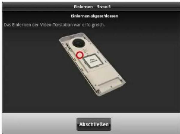 ABUS Eycasa CASA31000 - Einlernen der Eycasa Video-Türstation - 6
