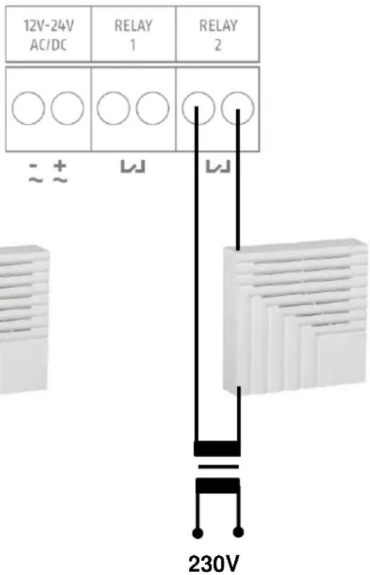 ABUS Eycasa CASA31000 - Anschluss eines elektronischen Türgongs: - 5