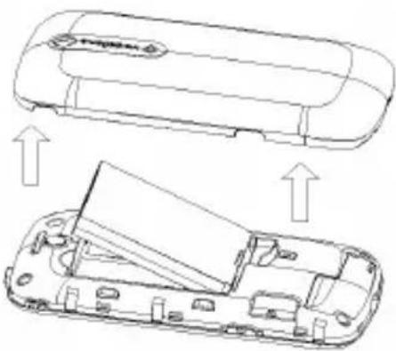 ZTE VF547 - Einsetzen des Akkus - 2