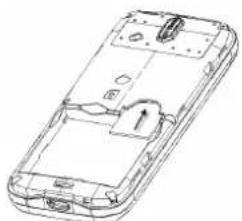 ZTE VF246 - Einlegen der SIM-Karte - 1