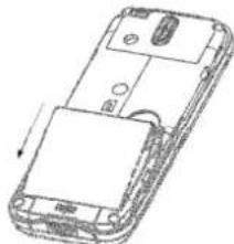 ZTE VF246 - Einsetzen des wiederaufladbaren Solar-Akkus - 1