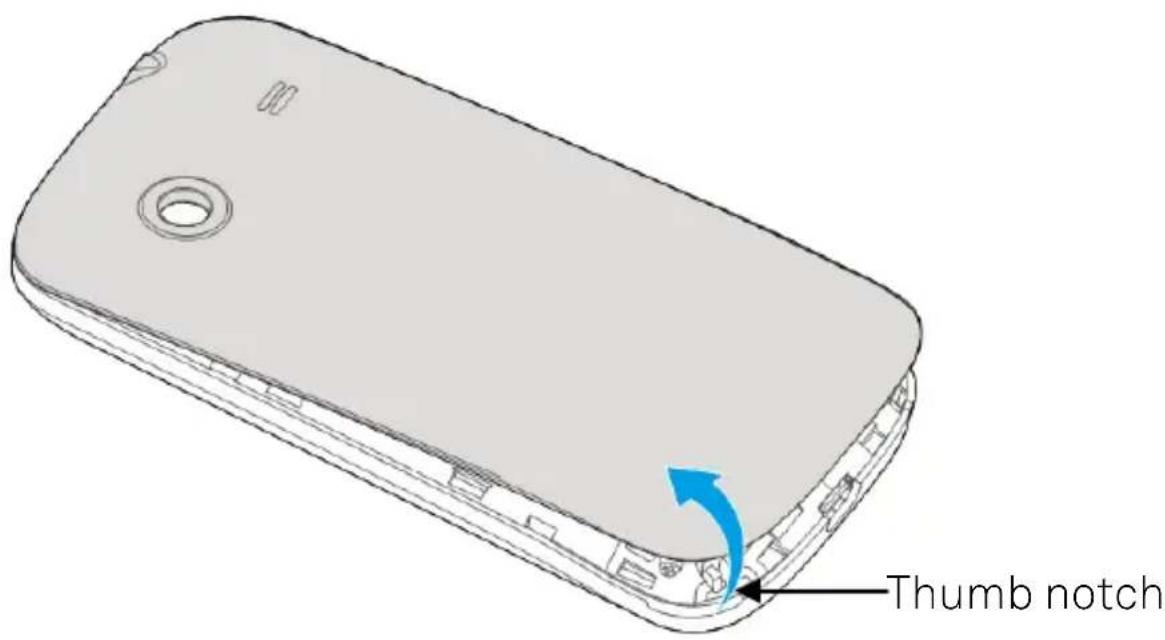 ZTE T-790 - INSERT YOUR SIM CARD - 1