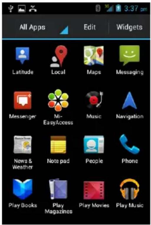 ZTE T-790 - APPLICATIONS MENU - 2