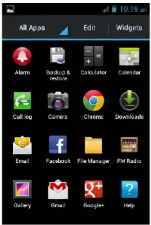 ZTE T-790 - APPLICATIONS MENU - 1