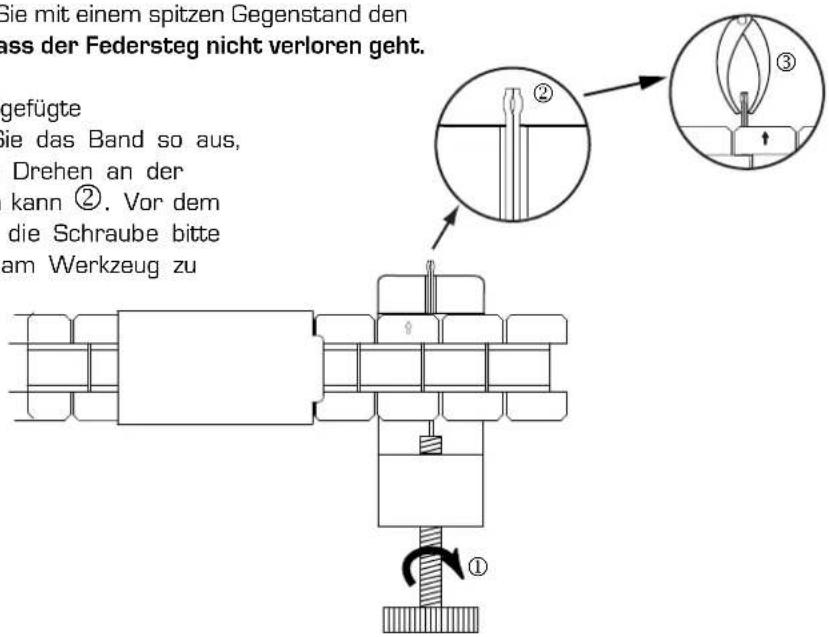 Sempre Aktion VIII - Kürzen am Armband - 2