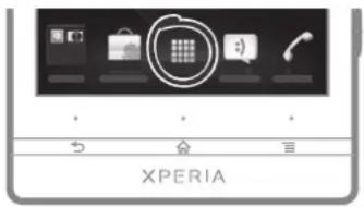 SONY ERICSSON Xperia S E - Anwendungsbildschirm - 1