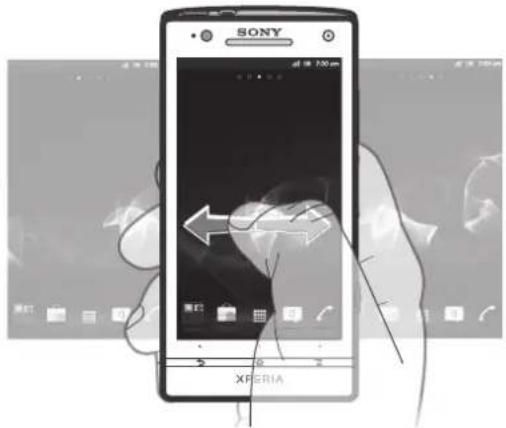 SONY ERICSSON Xperia S E - Startseite - 1