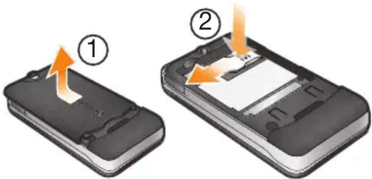 SONY ERICSSON W205i - SIM-Karte - 2