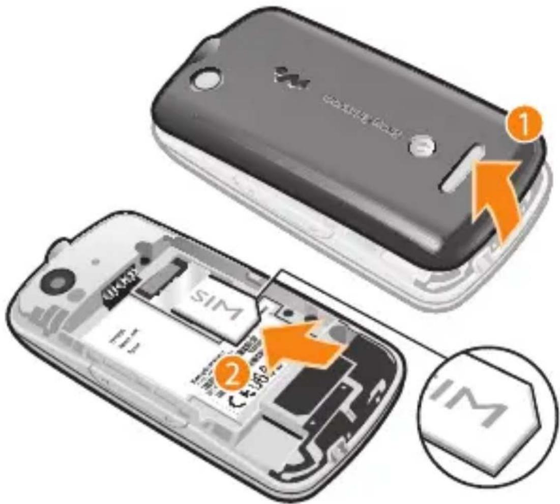 SONY ERICSSON Spiro W100a - SIM-Karte - 2