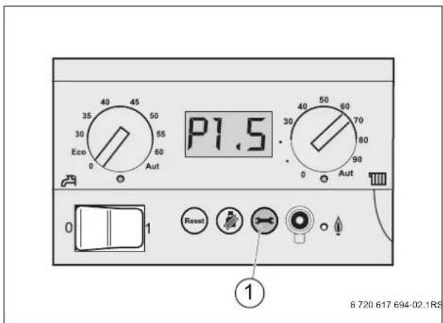 BUDERUS Logano plus GB202 - Werte am Display anzeigen - 1