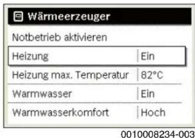 BUDERUS Logano GB125 - Heizung (oder Warmwasser) einschalten - 1
