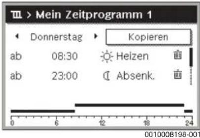 BUDERUS Logano GB125 - Zeitprogramm kopieren - 1