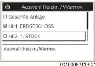 BUDERUS Logano GB125 - Heizung und Warmwasser für Urlaubsprogramm einstellen - 2