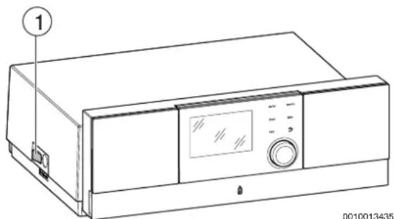 BUDERUS Logano GB125 - Heizkessel ein-oder ausschalten - 1