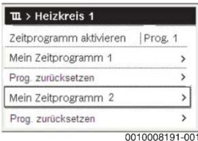 BUDERUS Logano GB125 - Einstellungen für Heizung mit Zeitprogramm (Automatikbetrieb) anpassen - 1